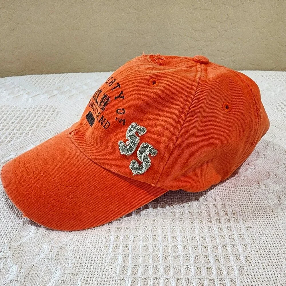 Property of Disneyland DLR 55th Anniversary Orange Adult Baseball Ball Cap Hat